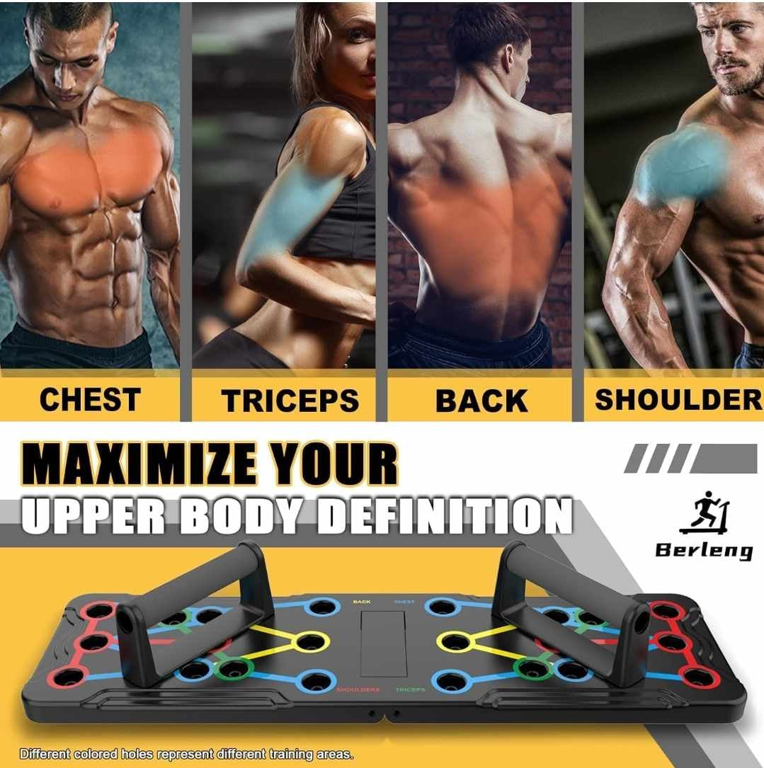 14-in-1 Push-Up Rack Board - Ultimate Workout Equipment for Sculpting ABS and Building Muscle