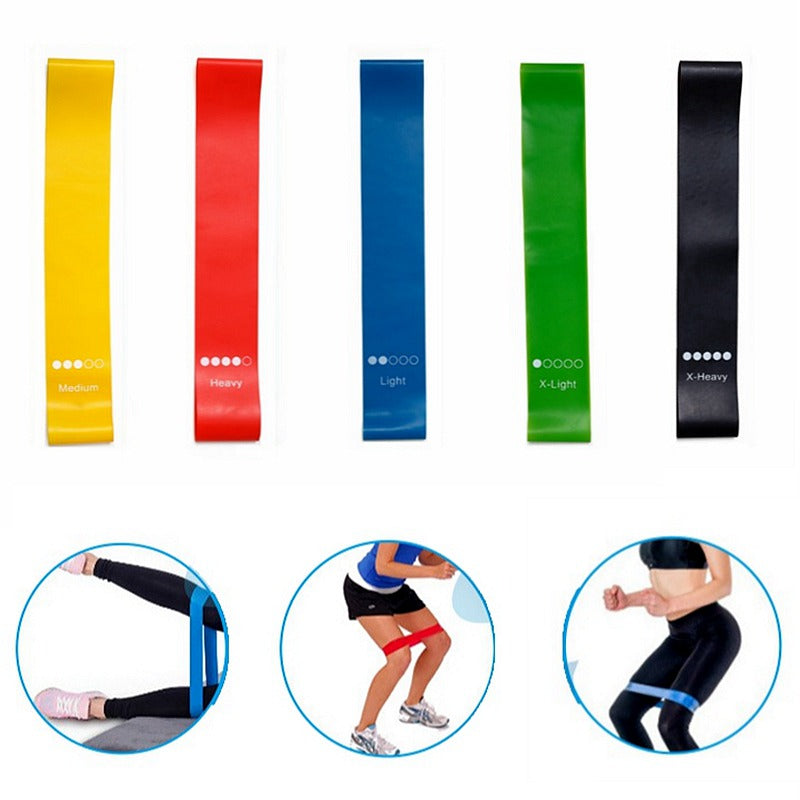 Versatile Yoga Resistance Bands for Indoor & Outdoor Fitness - Durable Elastic Bands for Pilates & Workout Training