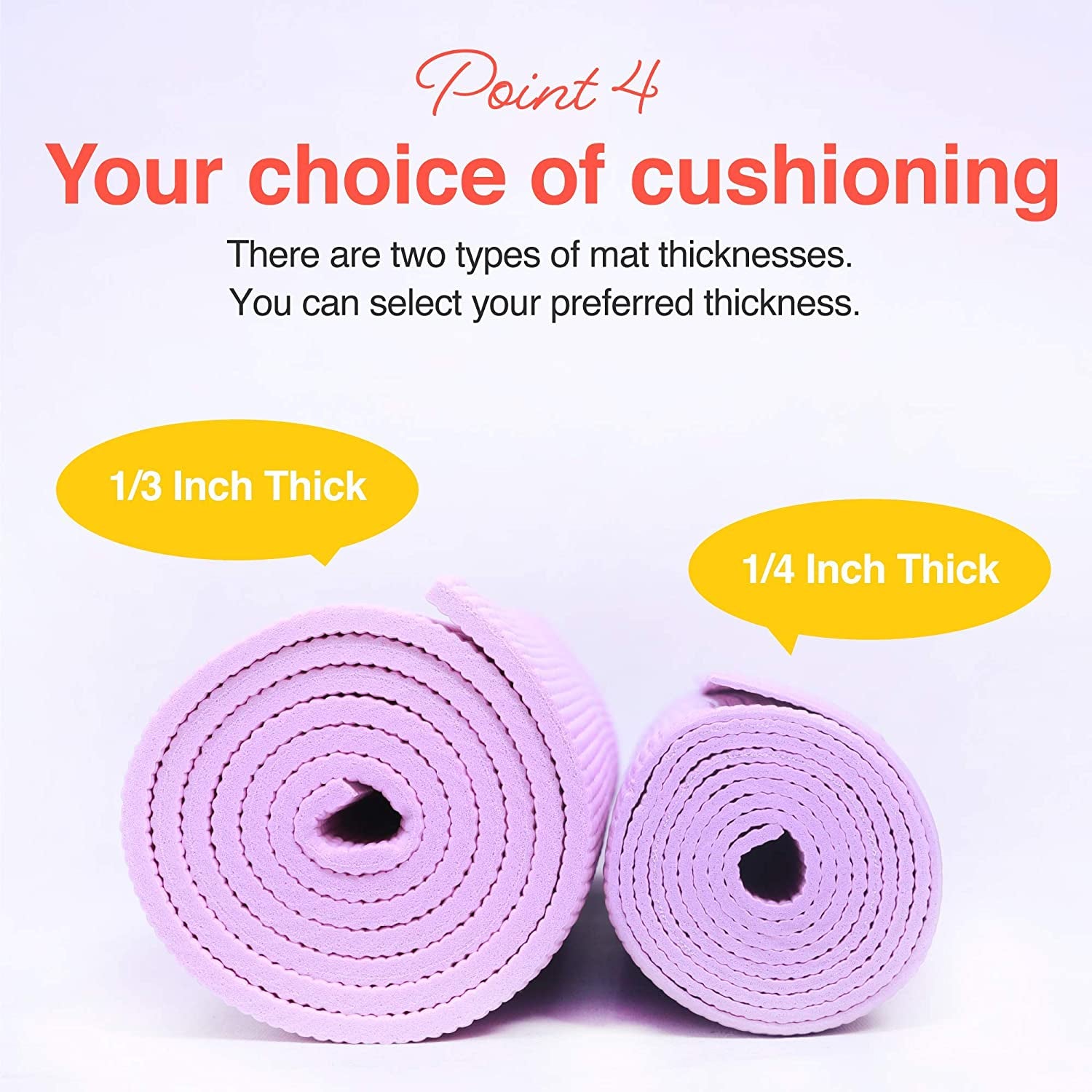 Premium Non-Slip Yoga Mat with Carry Strap - Perfect for Yoga, Pilates, and Home Workouts - Available in 9 Vibrant Colors!
