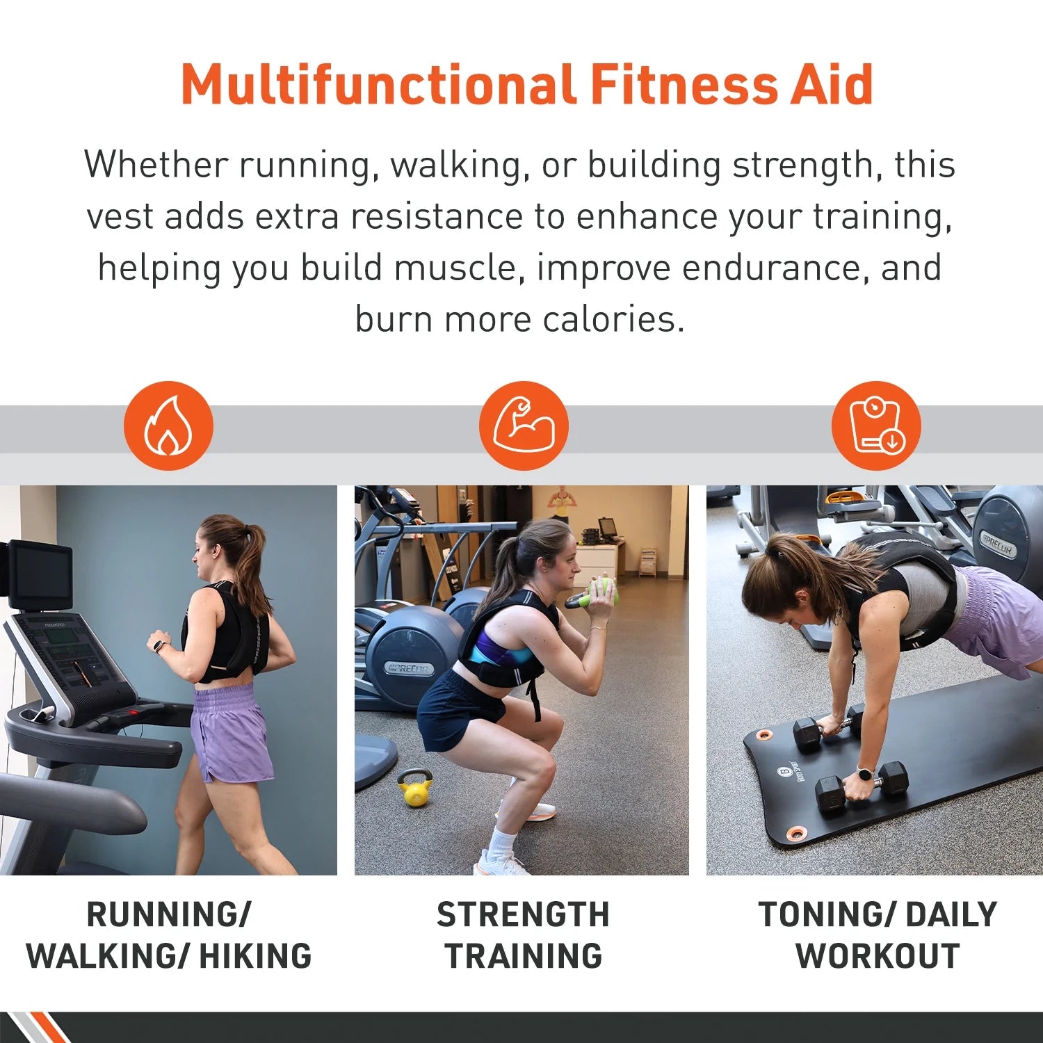 Elevate Your Workouts: Adjustable 5 lb Weighted Vest for Strength, Running, and Endurance Training