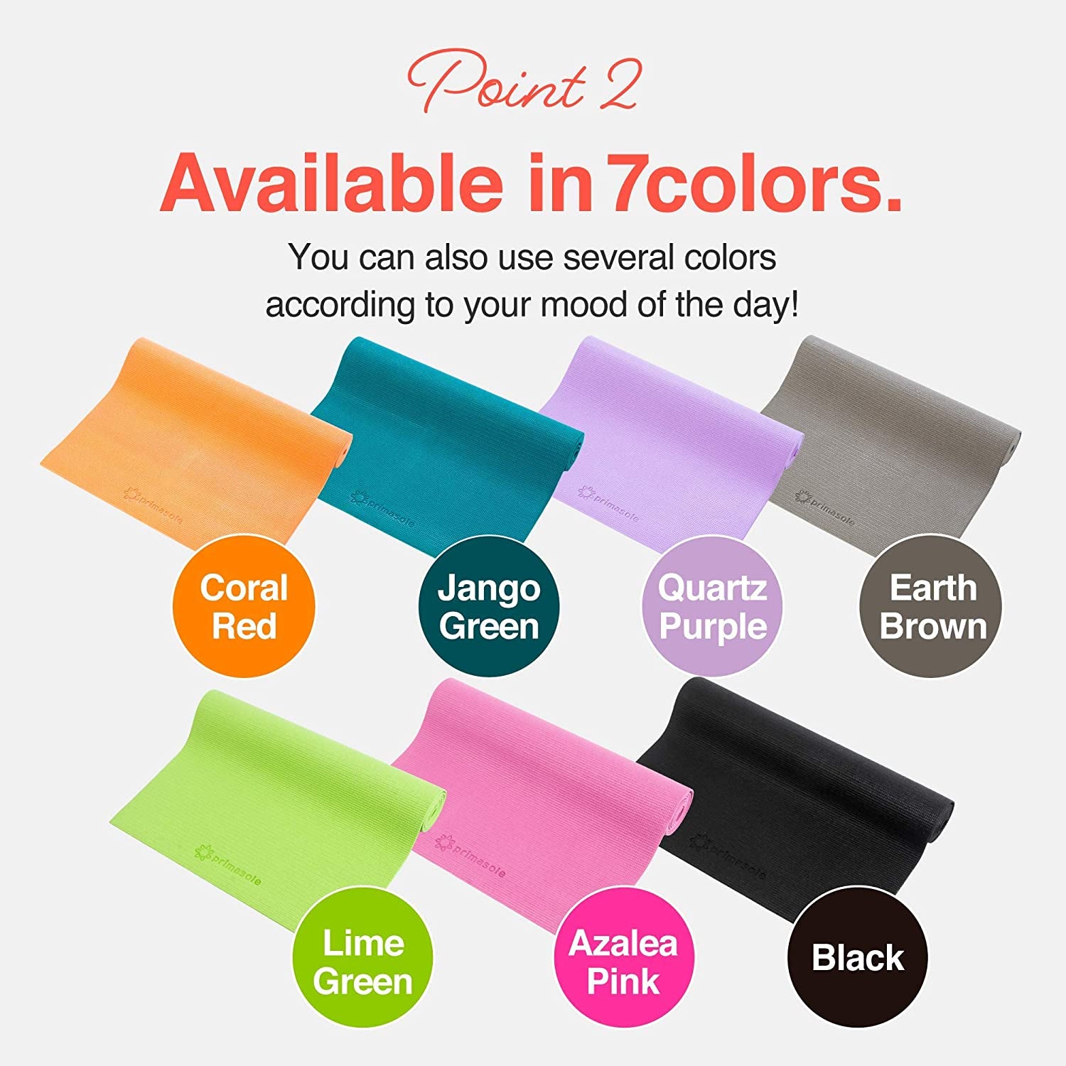 Premium Non-Slip Yoga Mat with Carry Strap - Perfect for Yoga, Pilates, and Home Workouts - Available in 9 Vibrant Colors!
