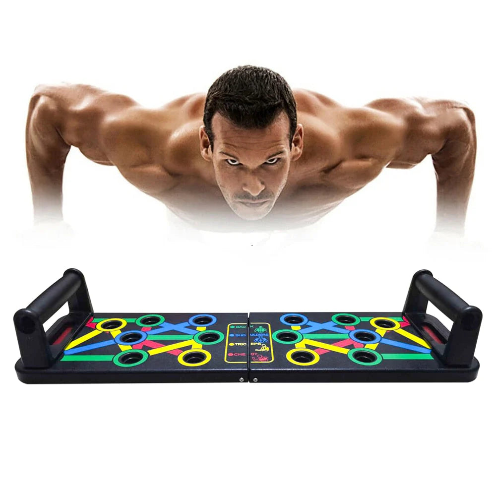 14-in-1 Push-Up Rack Board - Ultimate Workout Equipment for Sculpting ABS and Building Muscle