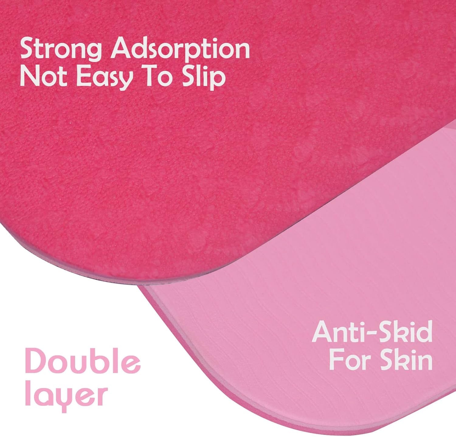 Premium Non-Slip Thick Yoga Mat for Women & Kids - Soft & Durable with Carry Bag for Pilates, Body Recovery & Physical Therapy (Pink)