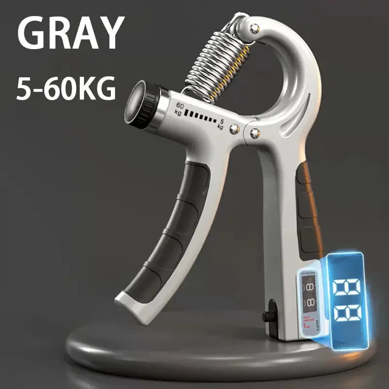 Adjustable 5-60Kg Hand Grip Strengthener with Counter - Ultimate Forearm and Wrist Exerciser for Muscle Building