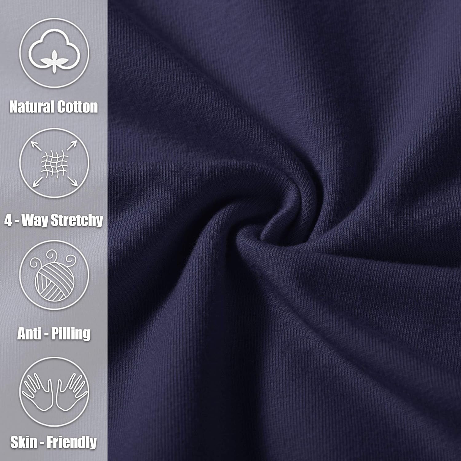 Men's Athletic Cotton Yoga Sweatpants - Casual Lounge Pants with Pockets