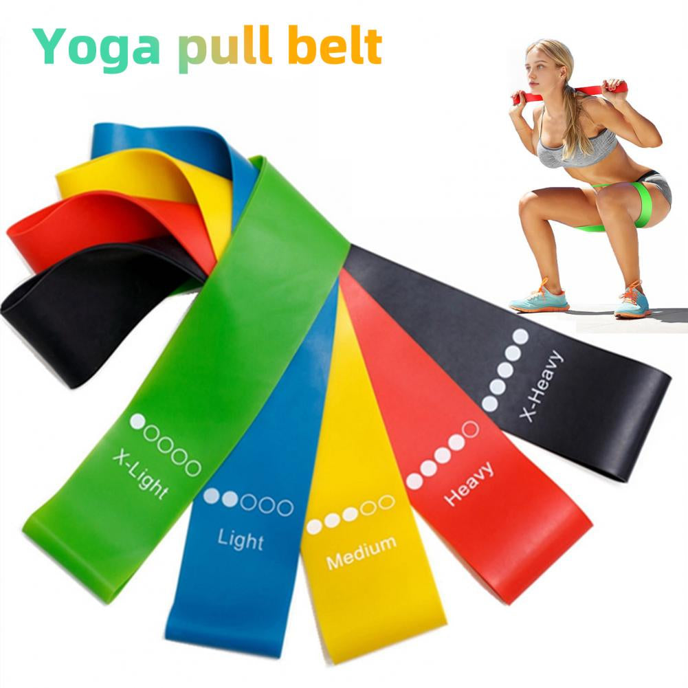 Versatile Yoga Resistance Bands for Indoor & Outdoor Fitness - Durable Elastic Bands for Pilates & Workout Training